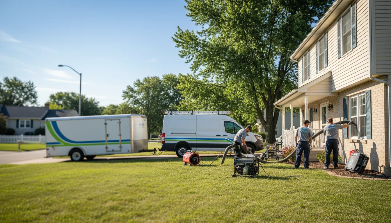 Flooded Basement Restoration And Cleanup With Repair in Bennett, IA near me